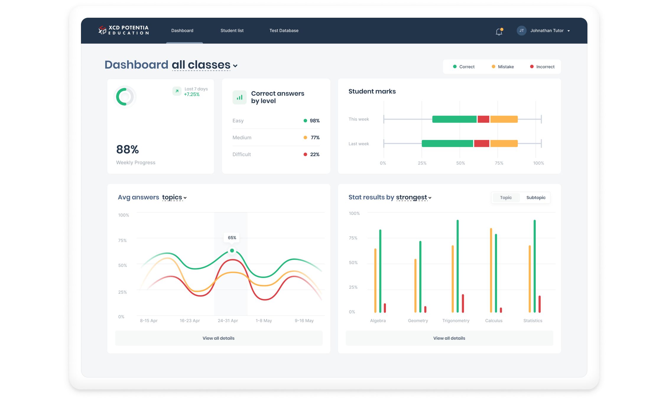 Advanced maths machine learning system for students