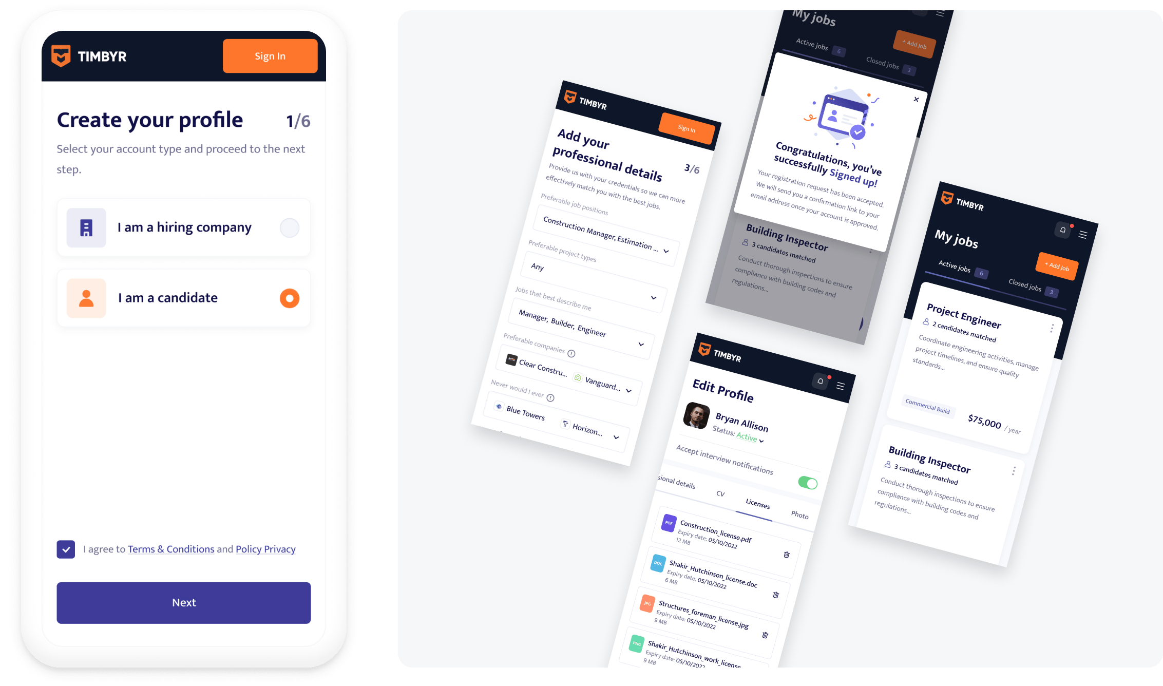 Project: Connecting top construction talent with the best building contractors